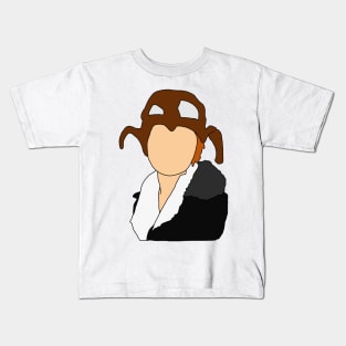 Amelia Earhart Illustration Kids T-Shirt